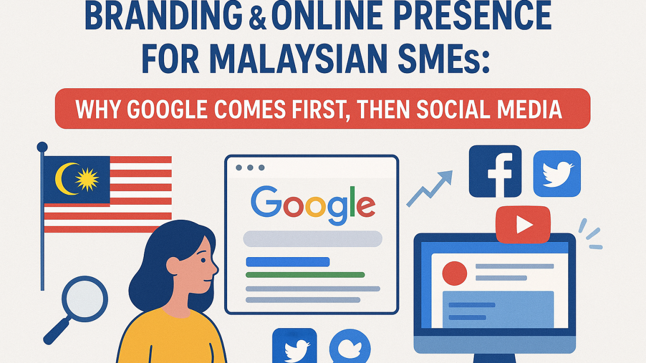 Branding & Online Presence for Malaysian SMEs: Why Google Comes First, Then Social Media
