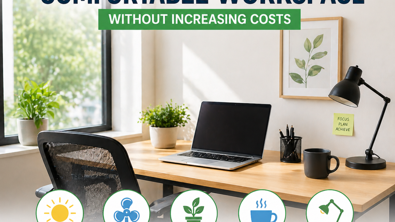 How to Create a Comfortable Workspace Without Increasing Costs