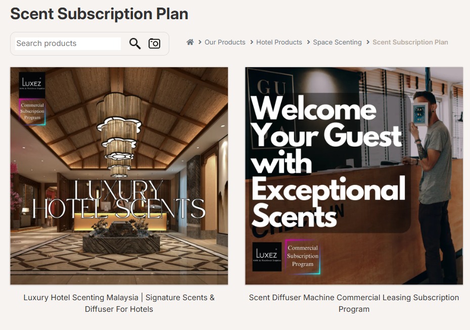 Space Scenting Subscription KL – Commercial Fragrance Solutions by Luxez