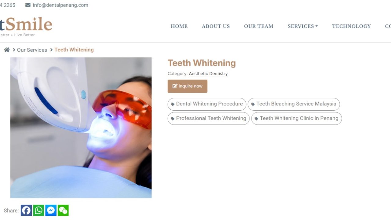 Professional Teeth Whitening at BestSmile Dental Clinic