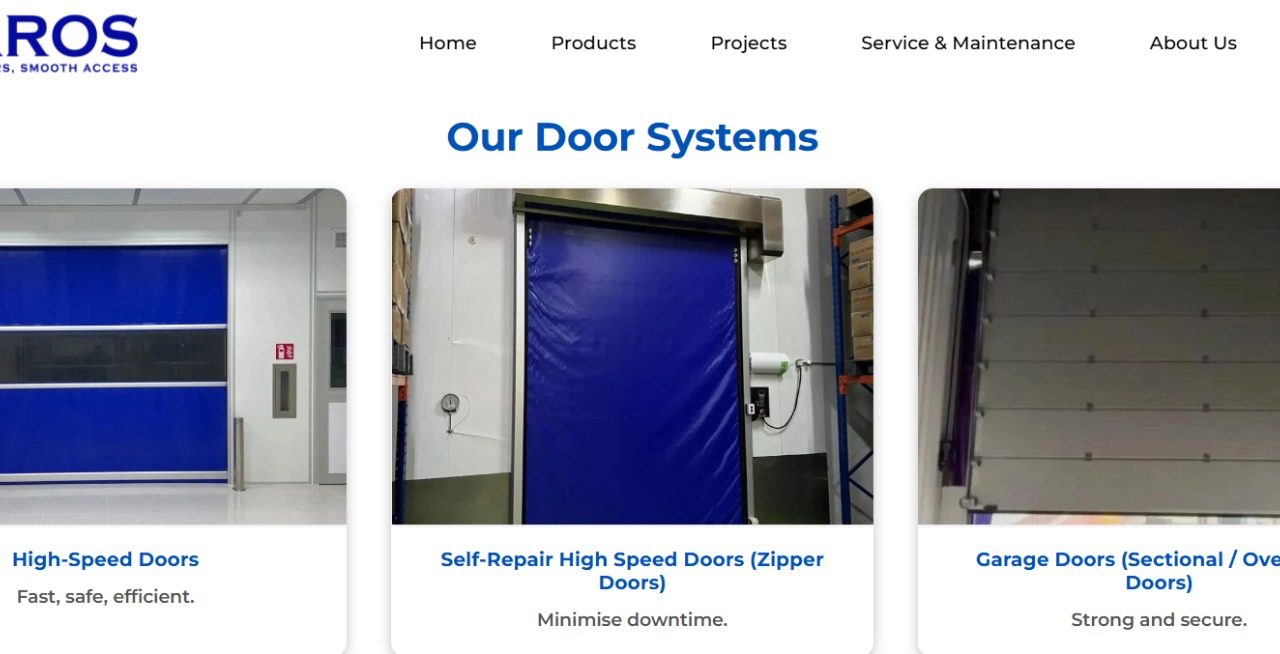 BAROS High-Speed Doors for Growing Malaysian Factories