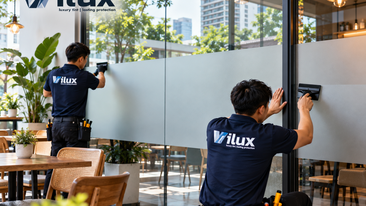 Vilux Window Film Solutions for Offices and Shop Lots